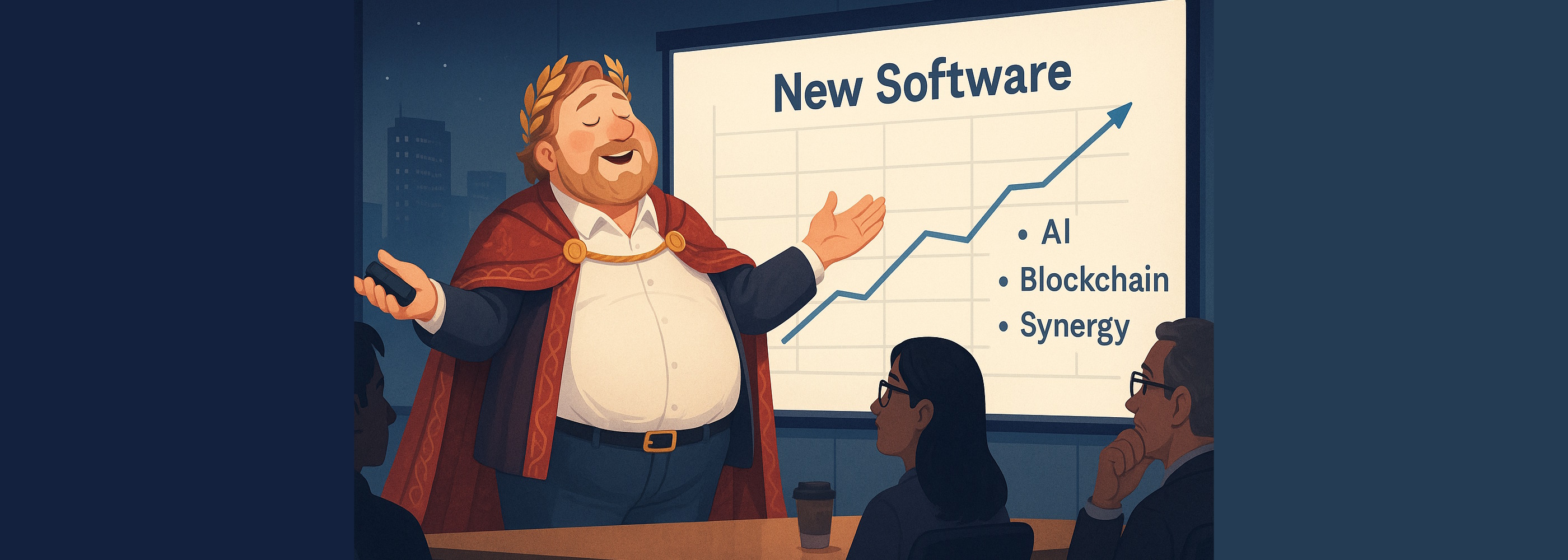 Banner of Direktørens nye software